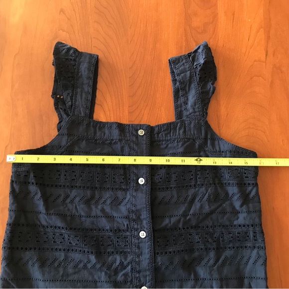 Loft | Eyelet Button-Down Shell - Picture 14 of 14